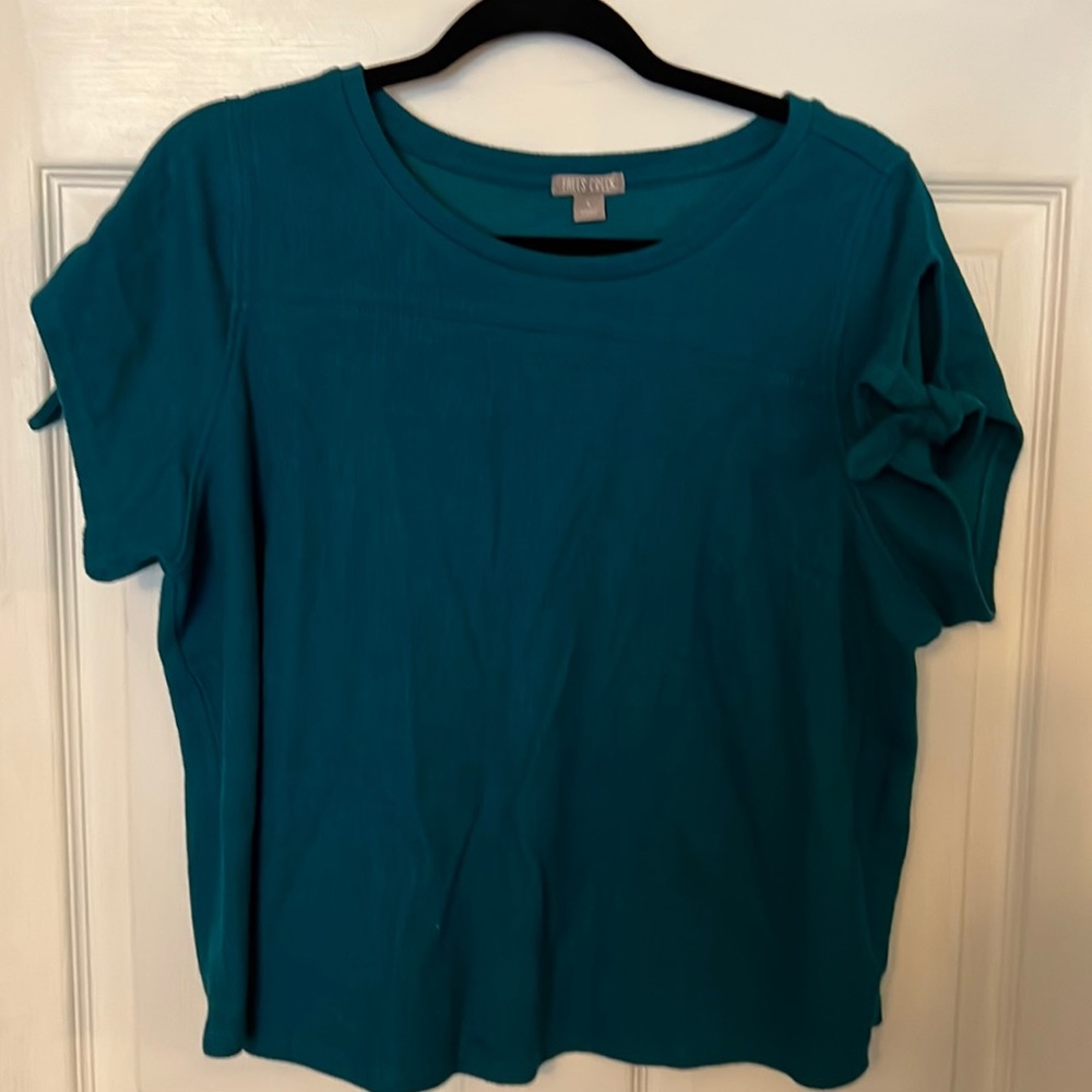 Falls Creek top in turquoise